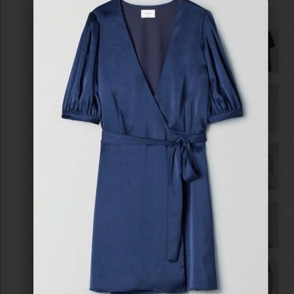 Aritzia Wilfred Lune Satin Dress - Picture 1 of 14